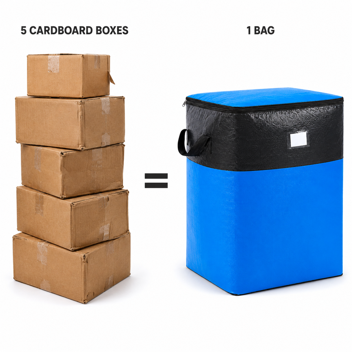 Jumbo Moving & Storage Bag (Waterproof, Tearproof)